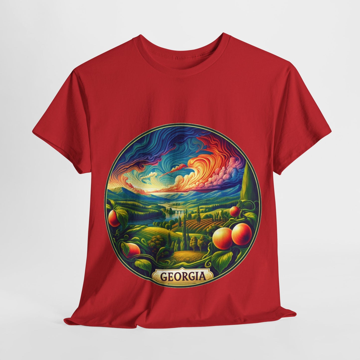 Georgia's scenic countryside landscape t-shirt