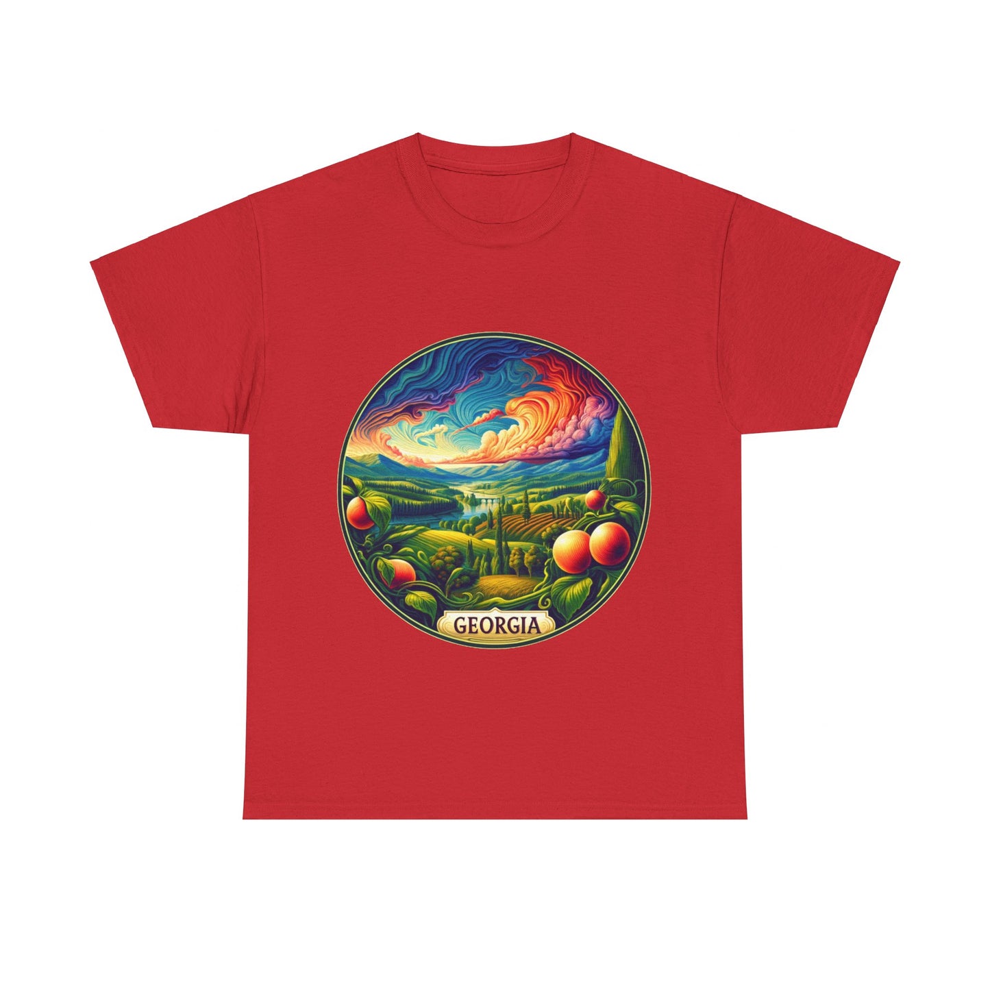 Georgia's scenic countryside landscape t-shirt