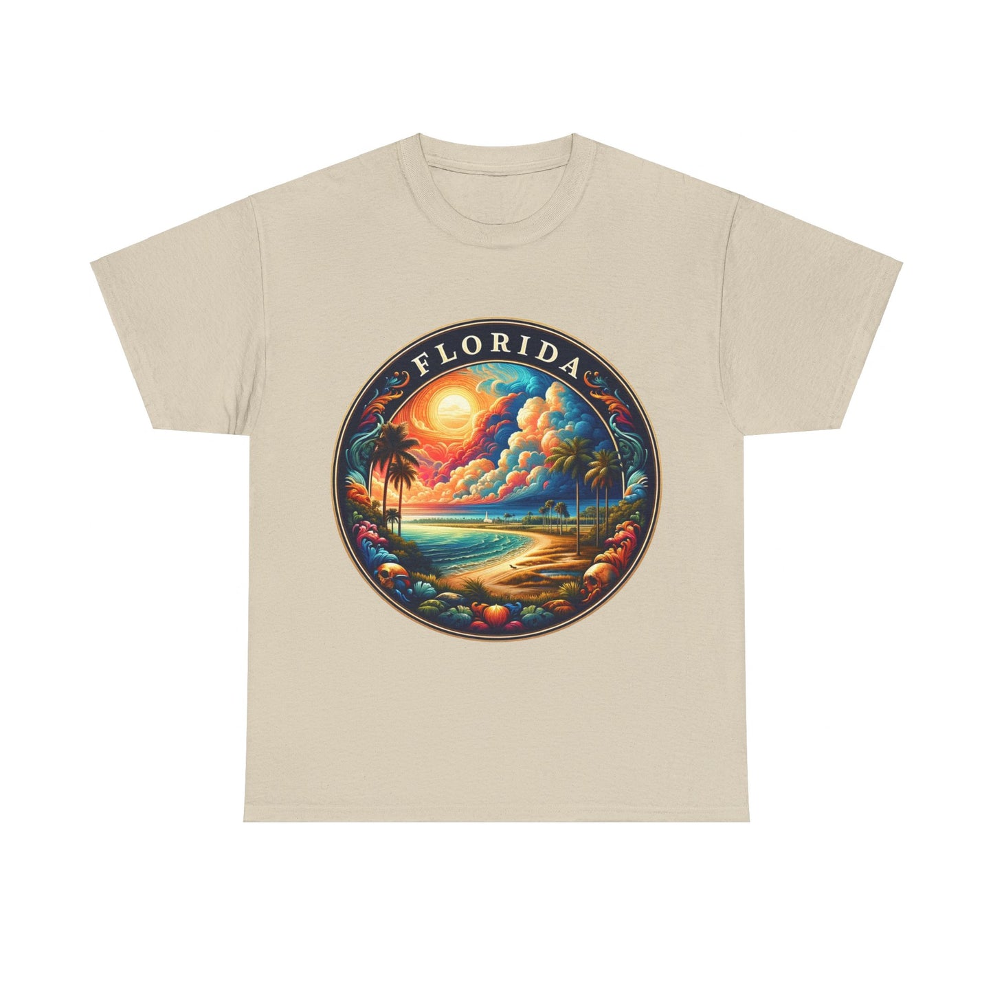 Tropical Florida's sunny landscape t-shirt