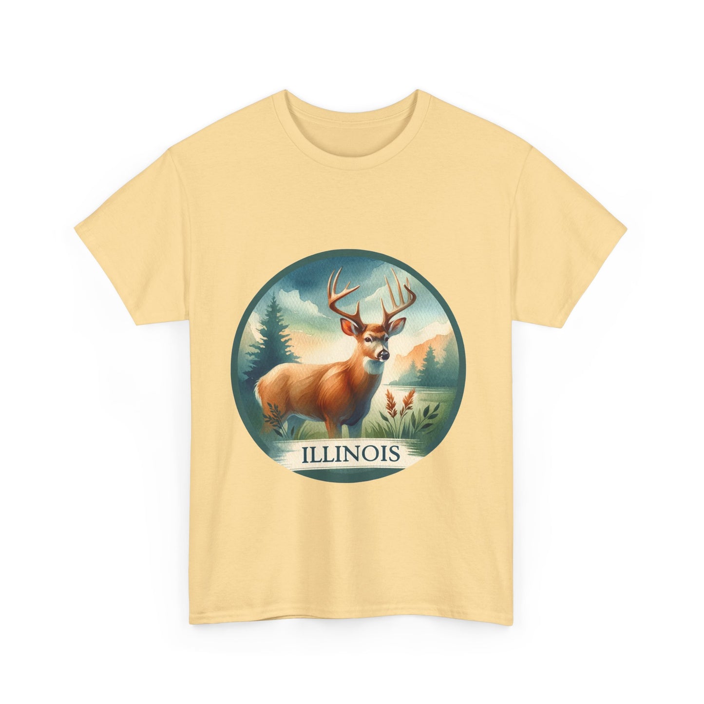 Illinois white-tailed deer t-shirt