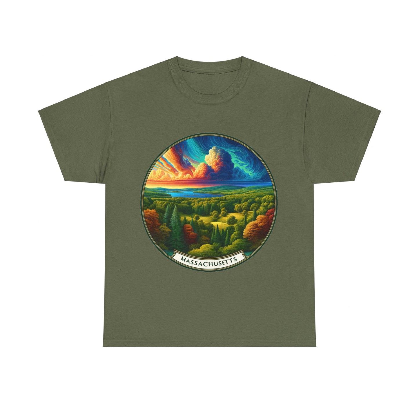 Massachusetts's welcoming rolling hills landscape t-shirt