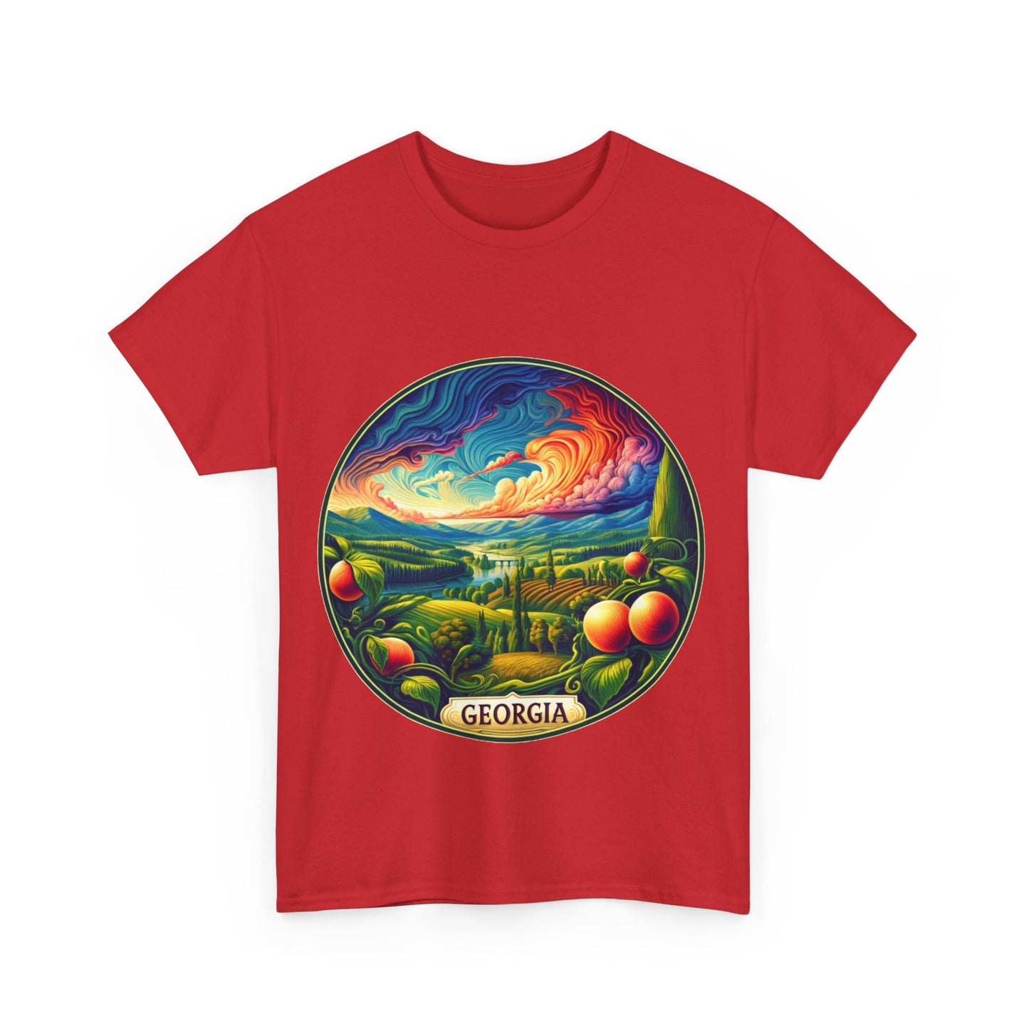 Georgia's scenic countryside landscape t-shirt