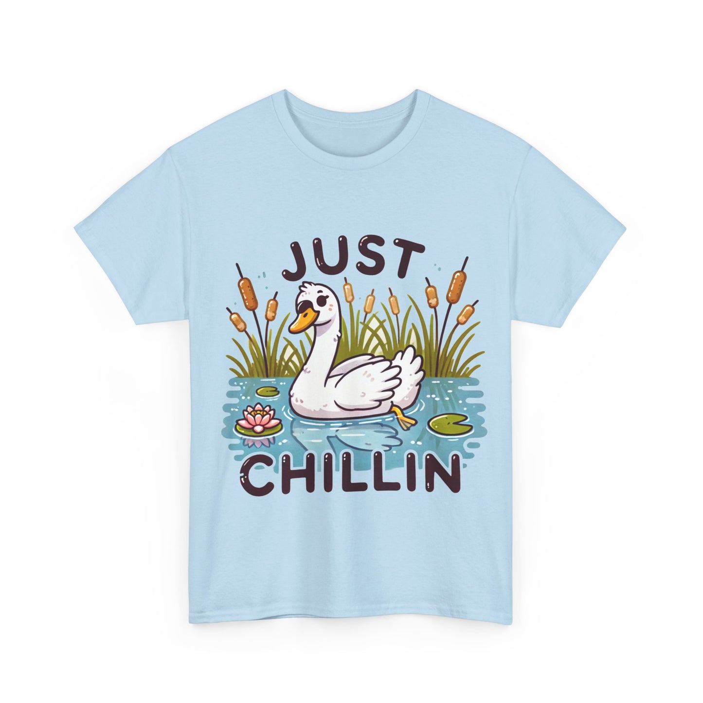Just chillin' swan at the pond t-shirt