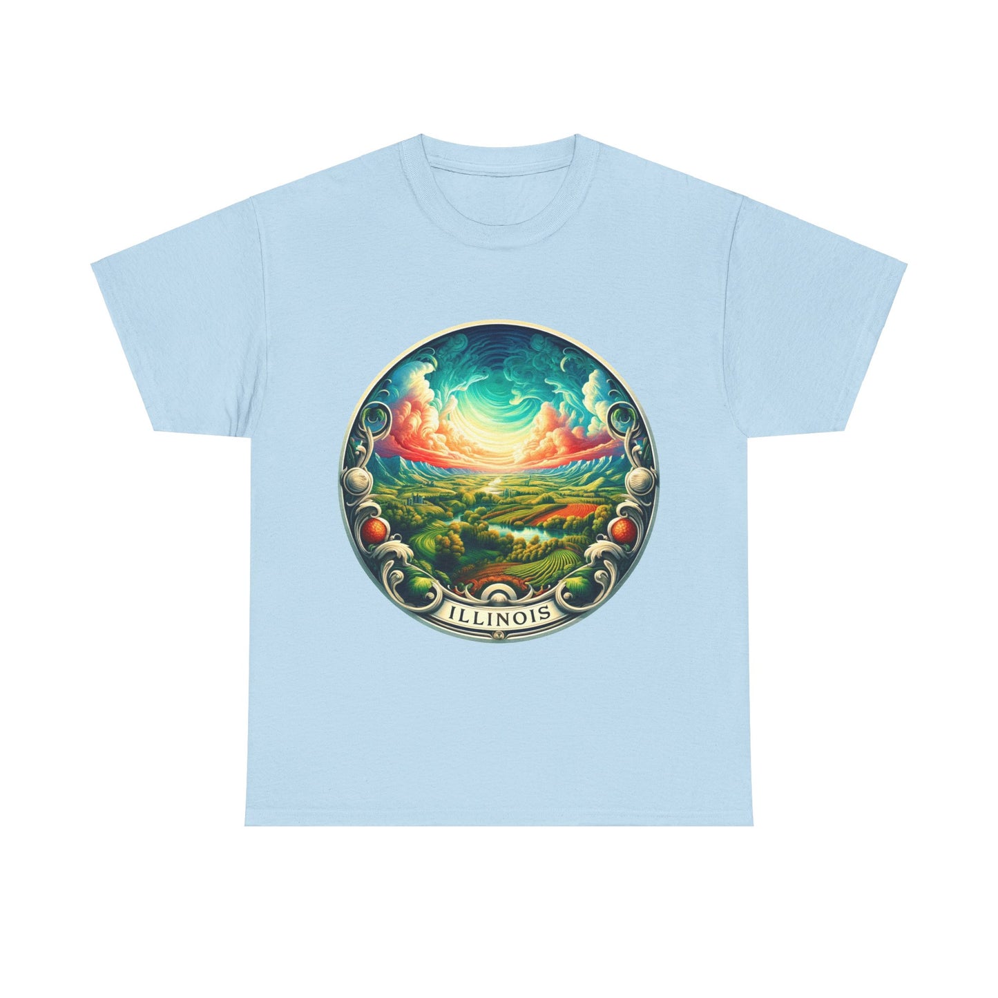 Seasonal Illinois's lush farmland landscape t-shirt