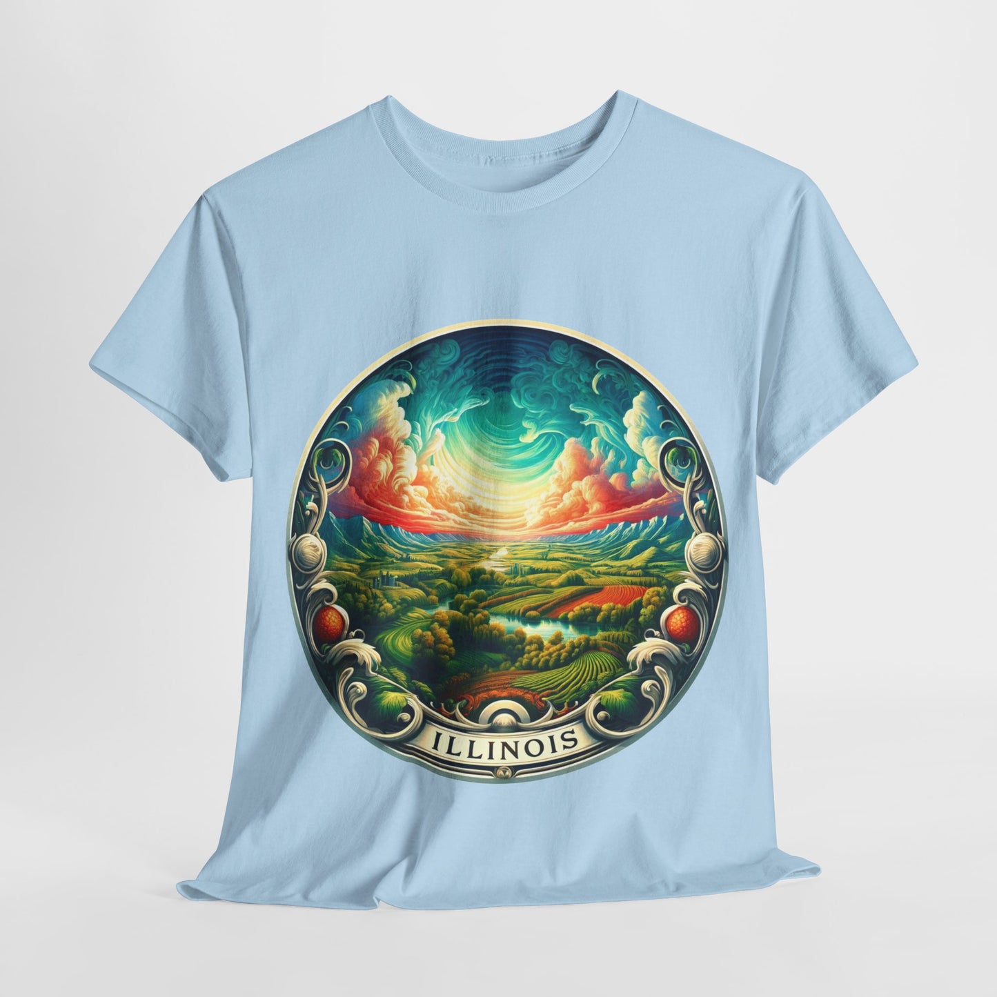 Seasonal Illinois's lush farmland landscape t-shirt