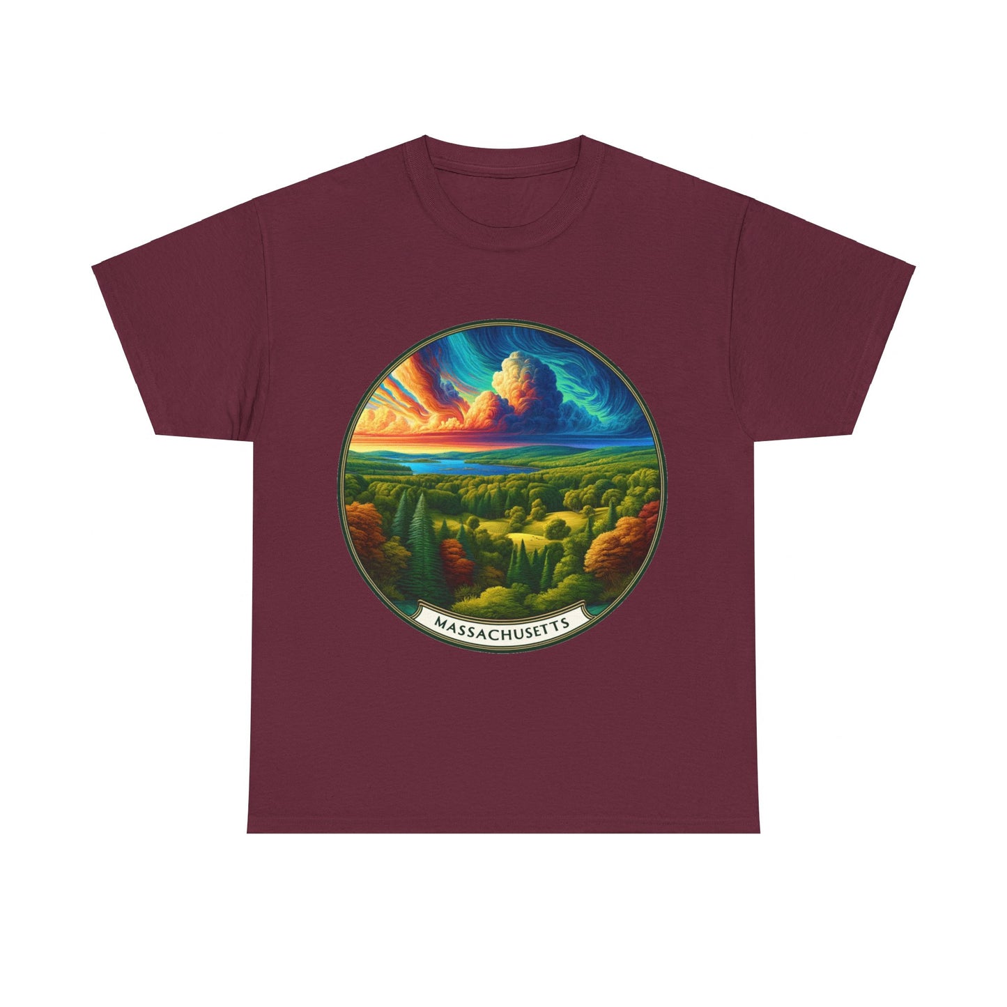 Massachusetts's welcoming rolling hills landscape t-shirt