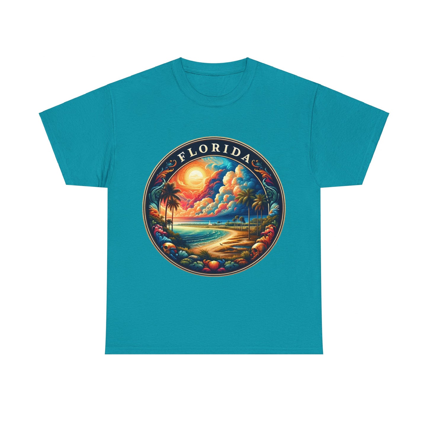 Tropical Florida's sunny landscape t-shirt