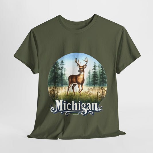 Michigan white-tailed deer t-shirt