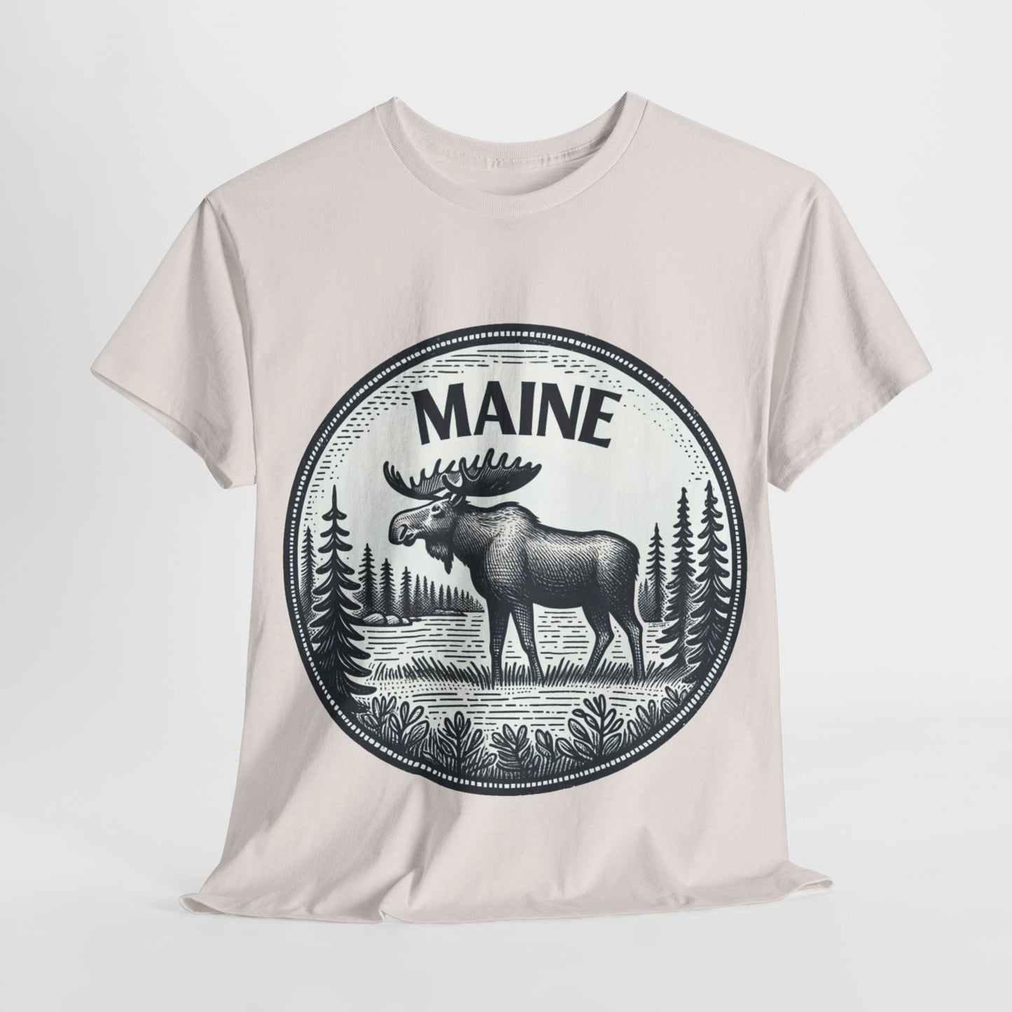 Maine moose t-shirt