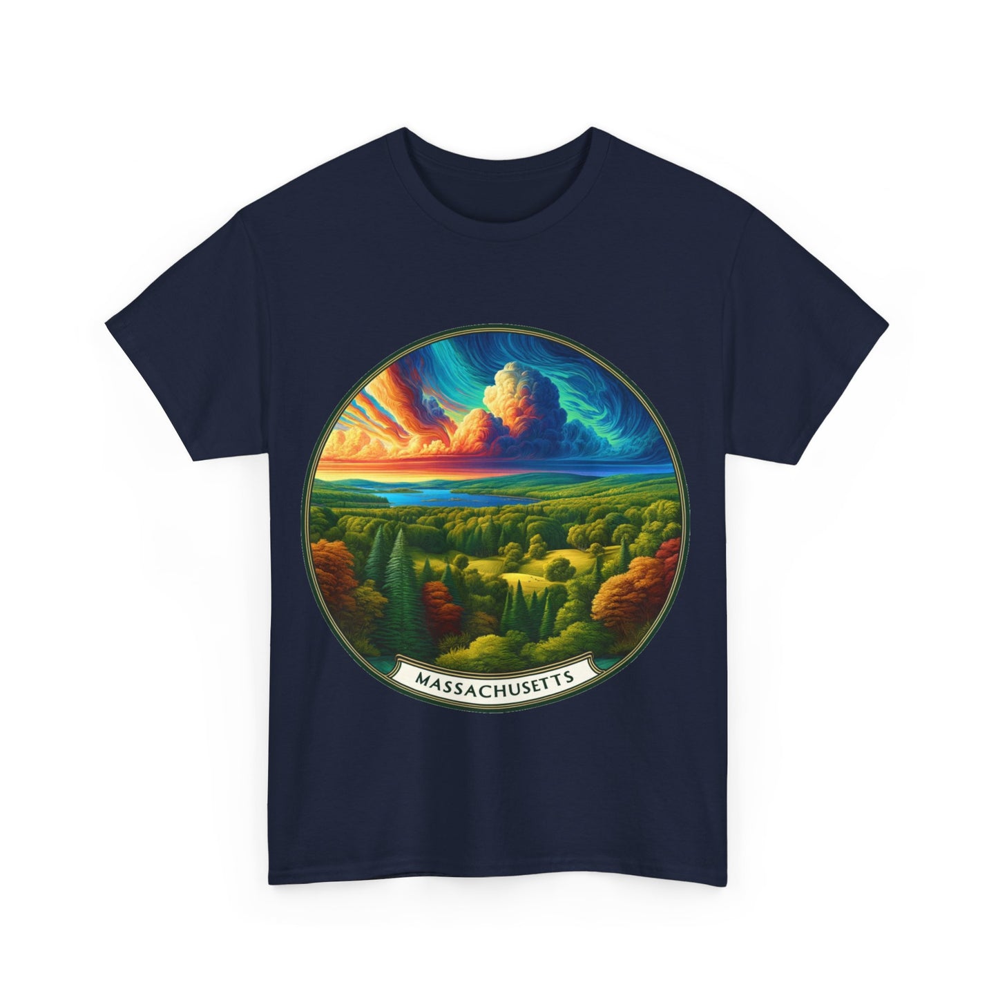 Massachusetts's welcoming rolling hills landscape t-shirt