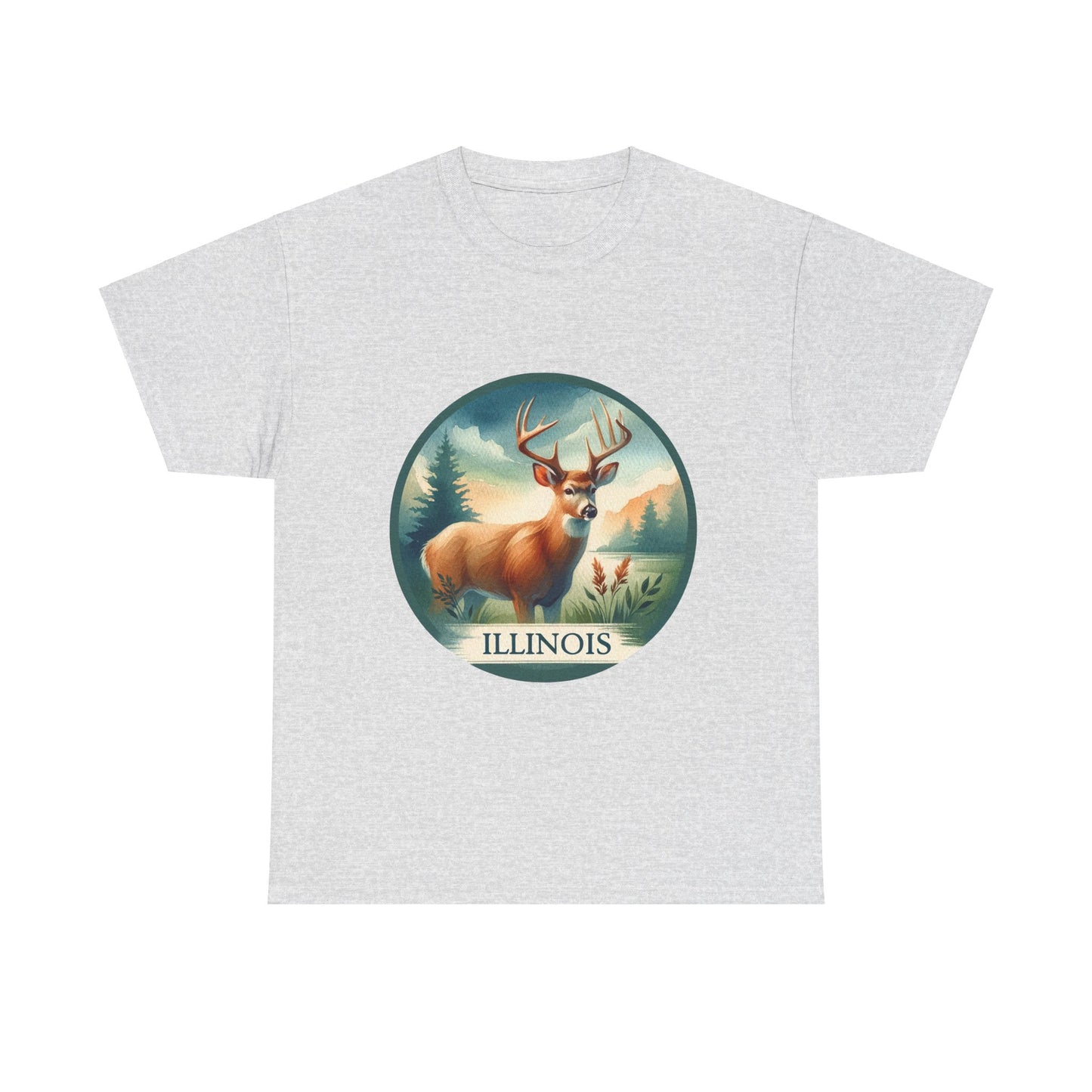 Illinois white-tailed deer t-shirt