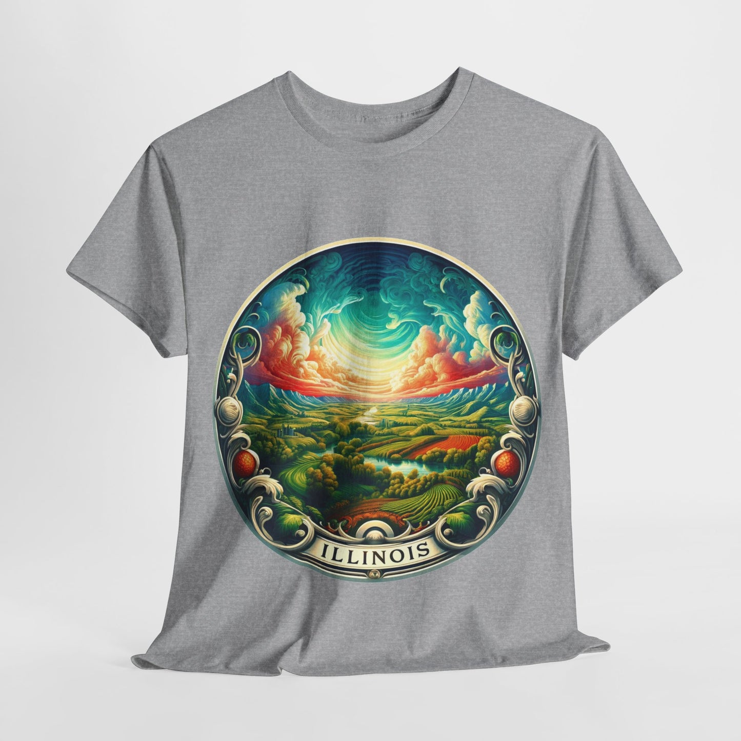 Seasonal Illinois's lush farmland landscape t-shirt