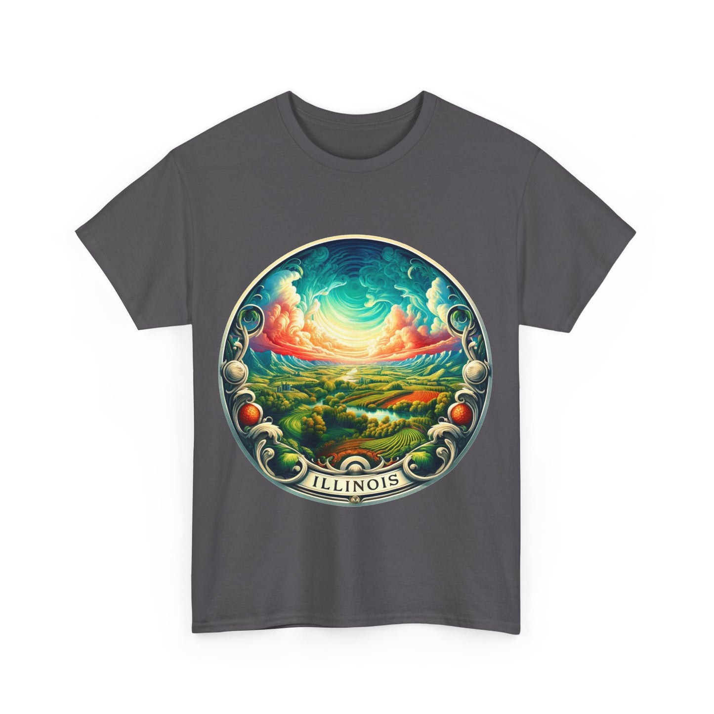 Seasonal Illinois's lush farmland landscape t-shirt