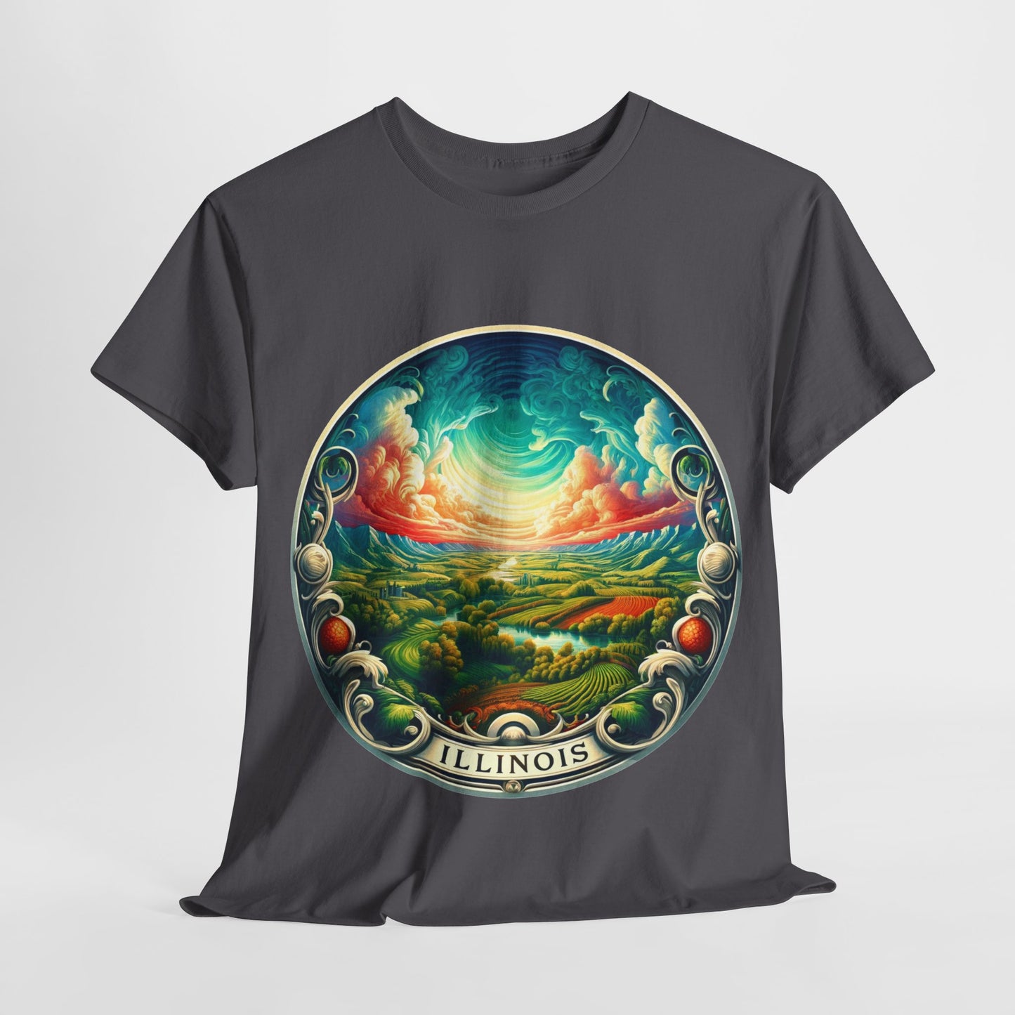 Seasonal Illinois's lush farmland landscape t-shirt