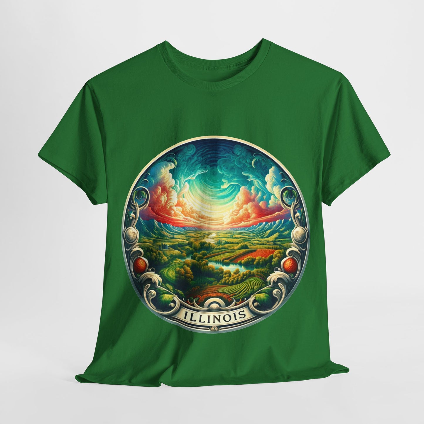 Seasonal Illinois's lush farmland landscape t-shirt